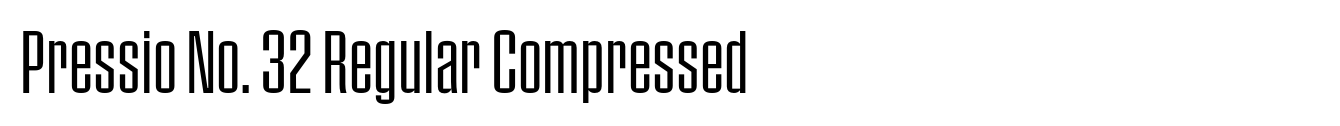 Pressio No. 32 Regular Compressed